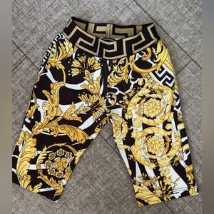 Versace Kids Formal Baroque Print Shorts